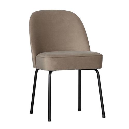 *WOONWINKEL* BePureHome Vogue Velvet Eetstoel Khaki, Huis en Inrichting, Stoelen, Nieuw, Verzenden