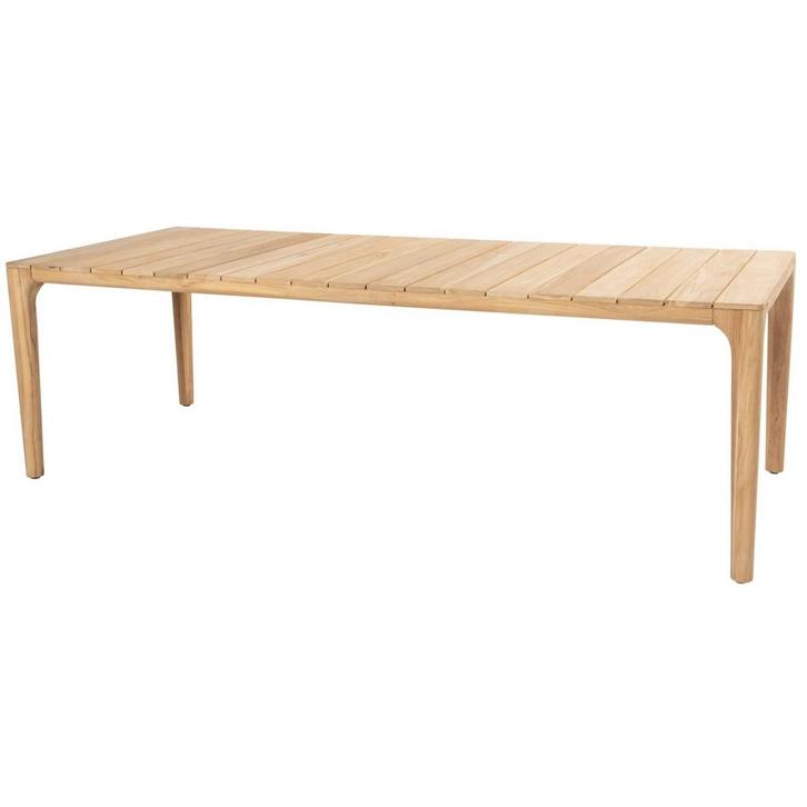 Liam dining tuintafel 240x100xH75 cm teak Taste 4SO, Tuin en Terras, Tuintafels, Nieuw, Teakhout, Ophalen of Verzenden