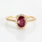 Zonder Minimumprijs - Ring - 14 karaat Geel goud - 1.06ct., Sieraden, Tassen en Uiterlijk, Ringen, Nieuw