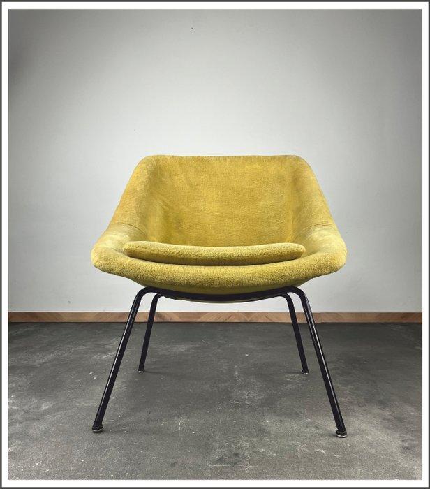 Walter Knoll - Herbert Hirche - Lounge stoel - Textiel,, Antiek en Kunst, Antiek | Meubels | Stoelen en Banken