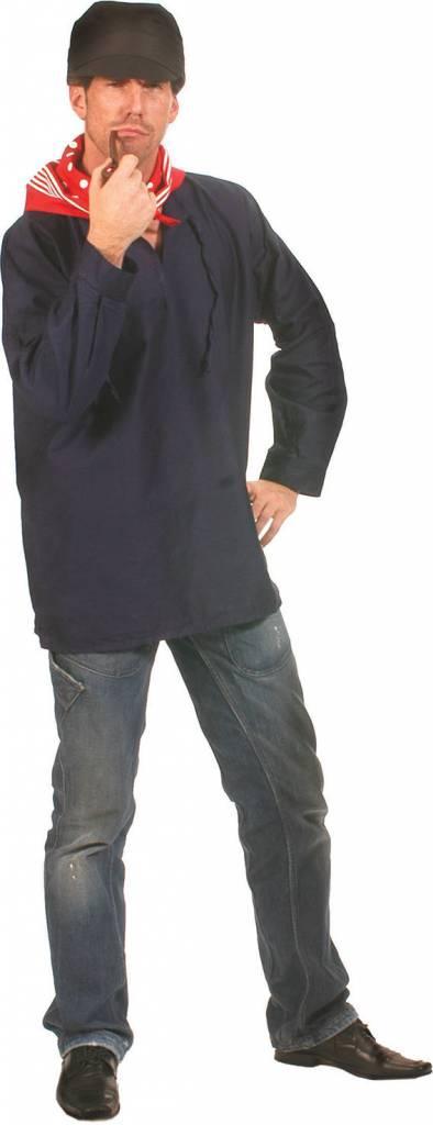 Boerenkiel blauw heren, Kleding | Heren, Carnavalskleding en Feestkleding, Nieuw, Ophalen of Verzenden