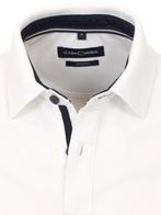Casa Moda Polo Shirt Comfort Fit Effen Stretch Wit 4470, Kleding | Heren, Polo's, Verzenden, Nieuw, Wit