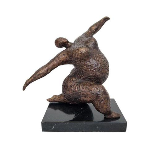 Beeldje - Ballerina abstract - Brons, Antiek en Kunst, Curiosa en Brocante