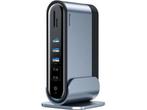 BASEUS 17-in-1 Type-C to HDMI/RJ45/USB/SD/TF/3.5mm Audio, Verzenden, Zo goed als nieuw