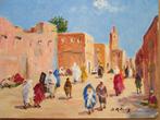 Retaux Bruno (1947) - Rue du bled au Maroc