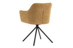 Bureaustoel VERONA mosterdgeel structuurstof met armleuning, Huis en Inrichting, Bureaus, Ophalen of Verzenden, Nieuw