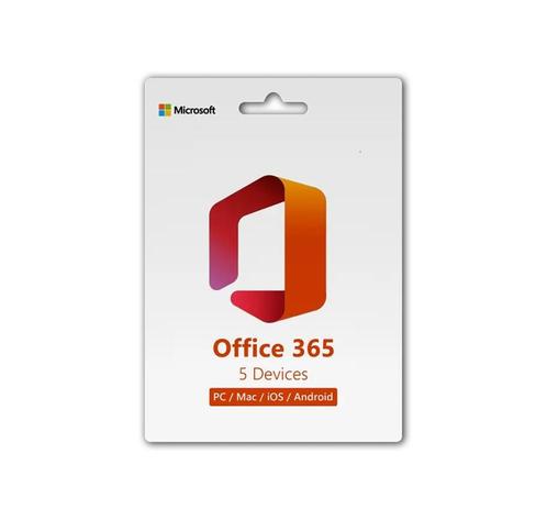 Microsoft Office 365 | Eenmalige aankoop | 5 devices Win/Mac, Computers en Software, Office-software, Nieuw, Access, Excel, OneNote