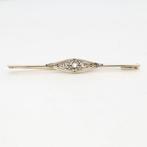 Broche - 18 karaat Geel goud, Witgoud - Diamant