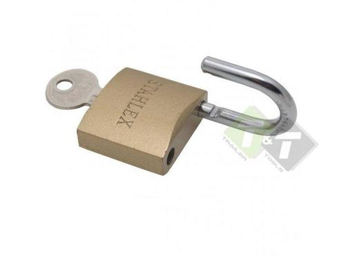 Hangslot Stahlex, Slot, Sloten 38mm, 7mm Dik, Doe-het-zelf en Verbouw, Hang- en Sluitwerk, Overige typen, Nieuw, Koper of Messing