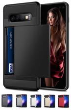Galaxy S10 Plus Slide Armor Hoesje Met Pashouder, Ophalen of Verzenden, Nieuw