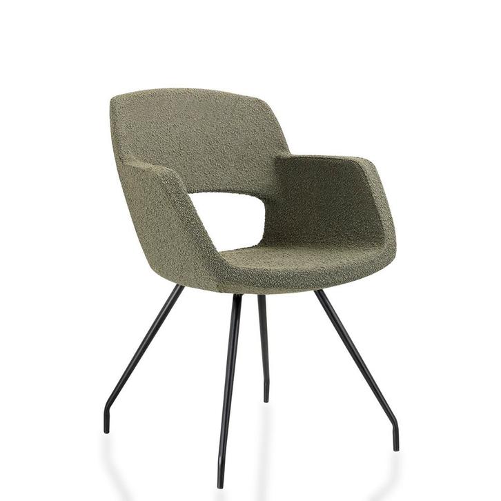 Comfora Vergaderstoel Trendy in Bouclé Stoffering Leverbaar, Huis en Inrichting, Stoelen, Nieuw, Ophalen of Verzenden