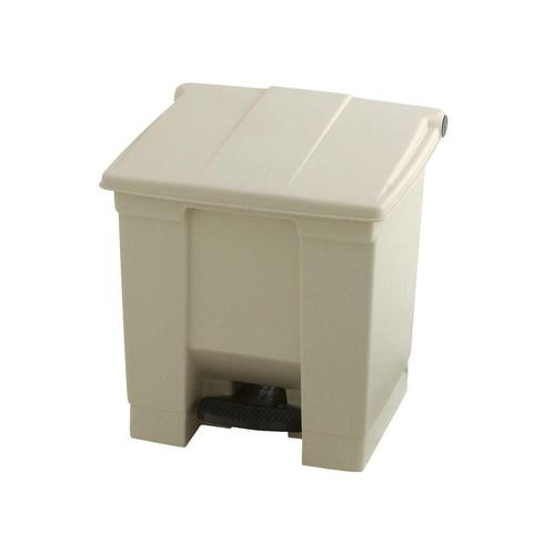 Rubbermaid Step-On container 30 ltr - beige, Huis en Inrichting, Woonaccessoires | Prullenbakken, Nieuw, Verzenden