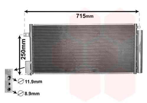 LUCHTCONDENSATOR VOOR ALFA ROMEO GIULIETTA 940 2010-2020, Auto-onderdelen, Airco en Verwarming, Nieuw, Ophalen of Verzenden