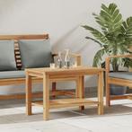 vidaXL Salontafel Bruin 70 x 40 x 45 cm Massief teakhout, Verzenden, Nieuw