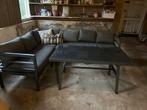 Prachtige diningeset met tafel, Zo goed als nieuw, Aluminium, Bank, Loungeset