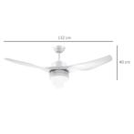 TRUUSK Deckenventilator Mit Beleuchtung, Umkehrbar LED Decke, Verzenden, Nieuw