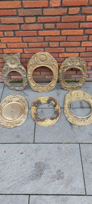 Klokonderdelen - Koper - 1920-1930 - comtoise onderdelen, Antiek en Kunst, Antiek | Klokken