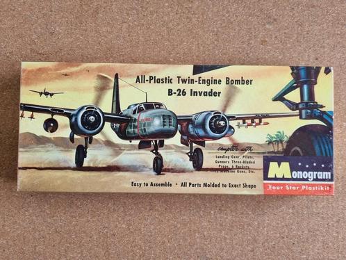 Monogram P6-98 B-26 Invader 1:67 (1955), Hobby en Vrije tijd, Modelbouw | Vliegtuigen en Helikopters, Verzenden