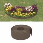 vidaXL Tuinranden 3 st 10 m 20 cm polyetheen bruin, Verzenden, Nieuw