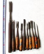 10 used Japanese chisels - Werkgereedschap (10)