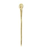 Gouden Stopnaald ketting hanger, Verzenden, Nieuw