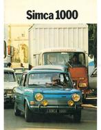 1974 SIMCA 1000 BROCHURE NEDERLANDS, Nieuw, Author