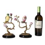 Beeldje - Pair of birds (2) - Brons, Porselein, Antiek en Kunst, Curiosa en Brocante