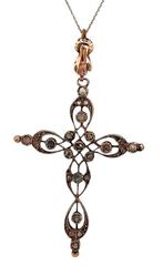 Zonder minimumprijs - Halsketting - 9 kt. Roségoud, Zilver, Nieuw