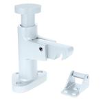 Deurvastzetter WOELM 141x54 mm zilver, Doe-het-zelf en Verbouw, Verzenden, Nieuw