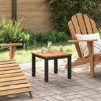 vidaXL Tuin Bijzettafel 45x45x38 cm van Massief Acaciahout, Tuin en Terras, Verzenden, Nieuw