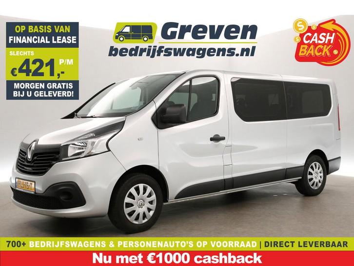 Renault Trafic Passenger 1.6 dCi Grand Expression MARGE PDC, Auto's, Bestelauto's, Te koop, Handgeschakeld, Financial lease, Diesel