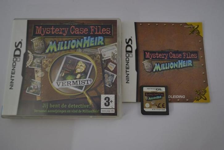 Mystery Case Files MillionHeir, Spelcomputers en Games, Games | Nintendo 2DS en 3DS, 1 speler, Zo goed als nieuw, Verzenden