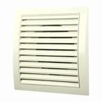 Europlast kunststof muurrooster wit 190 x 190mm Ø 125mm -, Doe-het-zelf en Verbouw, Ventilatie en Afzuiging, Ophalen of Verzenden