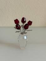 Swarovski - Beeldje - Vase of six Red Roses - 627098 -