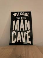 Welcome to the Mancave - bord plexiglas 20x30cm, Huis en Inrichting, Woonaccessoires | Wanddecoraties, Nieuw, Ophalen of Verzenden