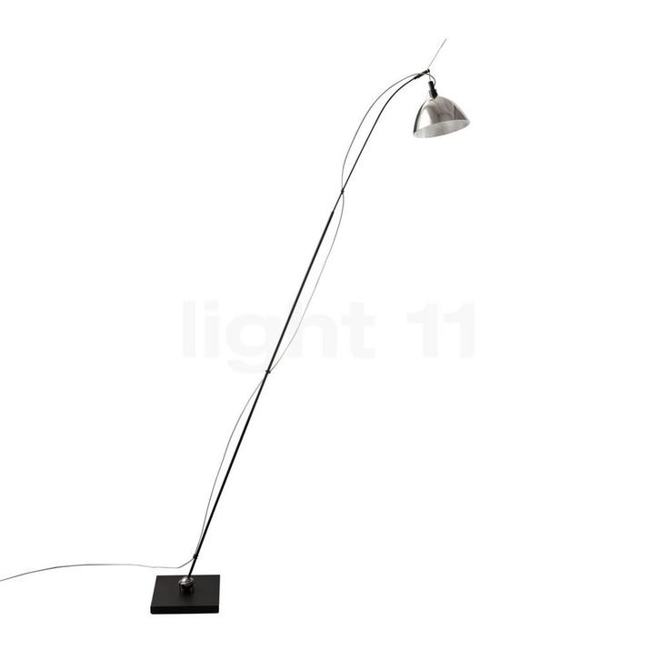 Ingo Maurer Max.Floor LED, zwart/aluminium (Staande lampen), Huis en Inrichting, Lampen | Vloerlampen, Nieuw, Verzenden