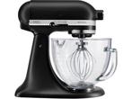 KitchenAid Artisan 5KSM156EBM - Keukenrobot 4,8 liter - RVS, Verzenden, Zo goed als nieuw