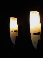 Plafondlamp (2) - Verguld messing - rubbers, Antiek en Kunst, Curiosa en Brocante