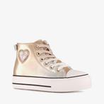 Blue Box hoge meisjes sneakers metallic goud maat 29, Verzenden, Nieuw