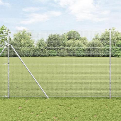 vidaXL Gelast Draadhek 1.5 x 50 m van Gegalvaniseerd Staal, Tuin en Terras, Schuttingen, Nieuw, IJzer, Verzenden