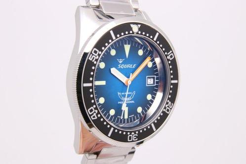 Squale - 1521 - Blue Ray Bracelet | Ref. 1521PROFD.SQ20L -, Sieraden, Tassen en Uiterlijk, Horloges | Heren