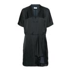 Zadig & Voltaire • zwarte satijnen jurk • S, Kleding | Dames, Jurken, Zadig & Voltaire, Verzenden, Zwart, Nieuw