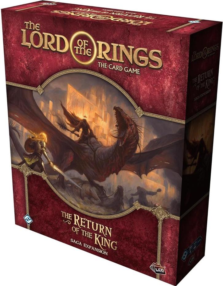 Lord of the Rings LCG - Return of the King Saga Expansion |, Hobby en Vrije tijd, Gezelschapsspellen | Kaartspellen, Nieuw, Verzenden