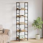 vidaXL Boekenkast Artisan Eiken 50 x 33 x 188,5 cm Bewerkt, Huis en Inrichting, Minder dan 50 cm, Verzenden, Nieuw, 150 tot 200 cm