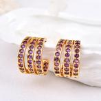 Zonder minimumprijs - Oorbellen Zilver - Amethyst -, Sieraden, Tassen en Uiterlijk, Oorbellen, Nieuw