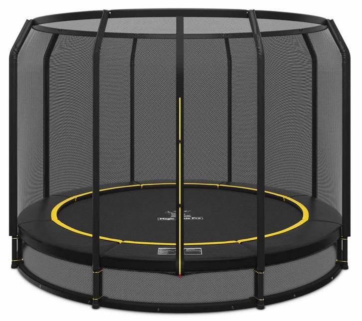 Ingraaf Trampoline Magic Circle Pro Black 305 cm met, Kinderen en Baby's, Speelgoed | Buiten | Trampolines, Nieuw, Ophalen of Verzenden