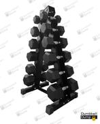 Complete hexagon dumbbell Toren – 2,5 t/m 15 kg, Ophalen of Verzenden, Nieuw