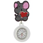 Fako - Verpleegstershorloge - 3D Roller - Muis Met Hart, Verzenden, Nieuw