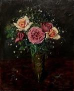 Francisco Martín Burgueño (XIX-XX) - Bouquet à Roses