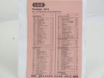 LGB Info blad #96 Preisliste 1974 (LGB Info bladen), Verzamelen, Spoorwegen en Tramwegen, Ophalen of Verzenden, Gebruikt, Overige typen